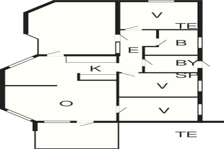 6 Person Holiday Home In Aakirkeby Vester Sømarken Kültér fotó
